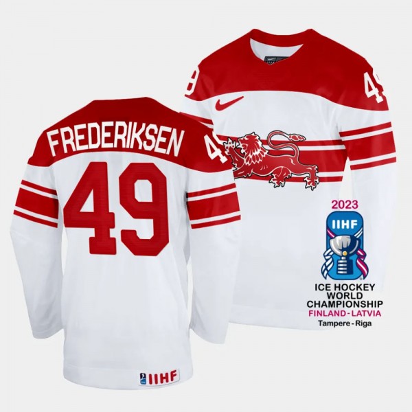 Christopher Frederiksen Denmark Hcokey 2023 IIHF W...