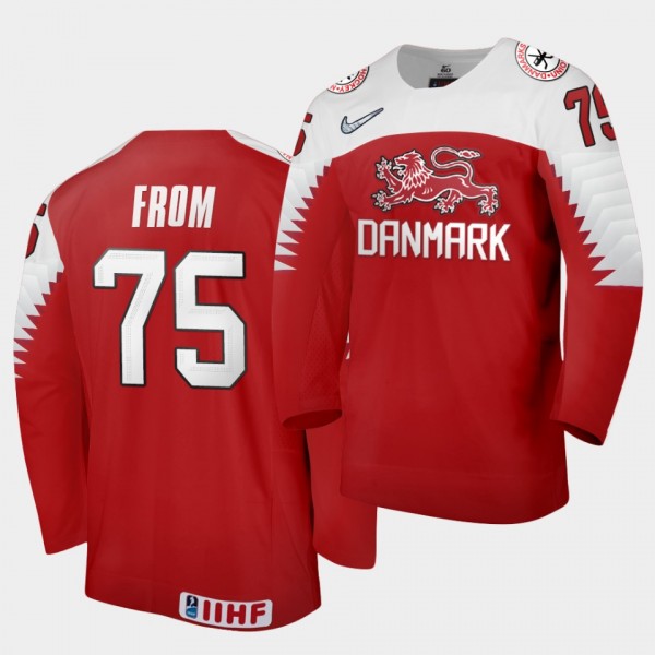 Mathias From Denmark Team 2021 IIHF World Champion...
