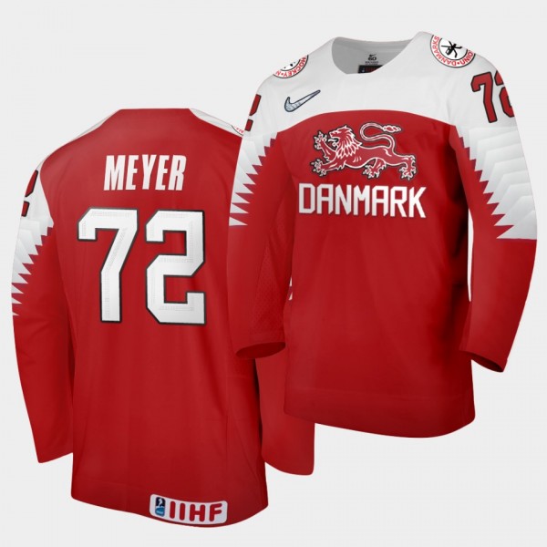 Nicolai Meyer Denmark Team 2021 IIHF World Champio...