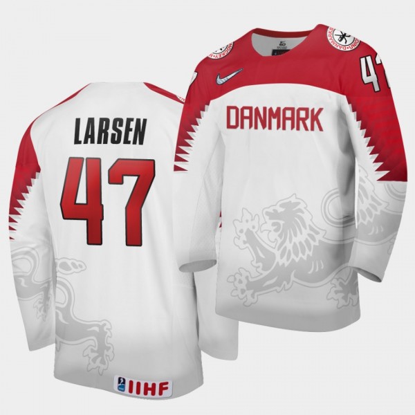Oliver Larsen Denmark Team 2021 IIHF World Champio...