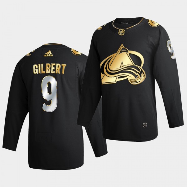 Colorado Avalanche Dennis Gilbert 2020-21 Golden Edition Limited Authentic Black Jersey