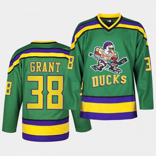 Derek Grant Anaheim Ducks Heritage Classic Green L...