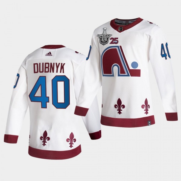 Devan Dubnyk #40 Avalanche 2021 Stanley Cup Playof...