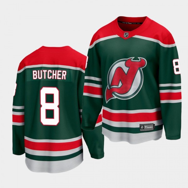 Will Butcher New Jersey Devils Special Edition Green Jersey