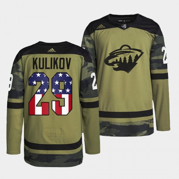 Dmitry Kulikov Minnesota Wild Military Appreciatio...
