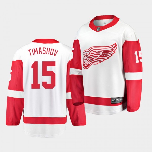 Dmytro Timashov Detroit Red Wings 2020-21 Away Men...