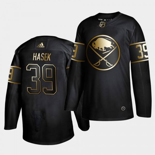 Dominik Hasek #39 Sabres Golden Edition Black Reti...