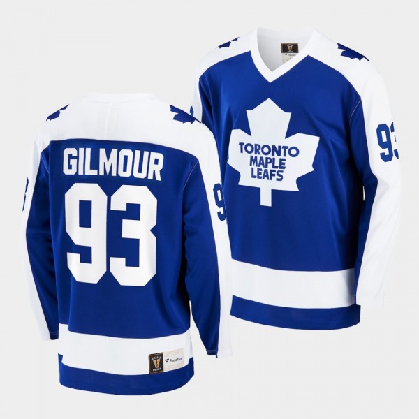 Doug Gilmour Toronto Maple Leafs Retired Player Blue Jersey Premier
