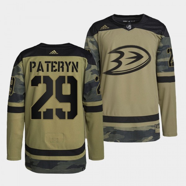 Anaheim Ducks 29 Greg Pateryn Authentic Practice Camo Jersey Military Appreciation