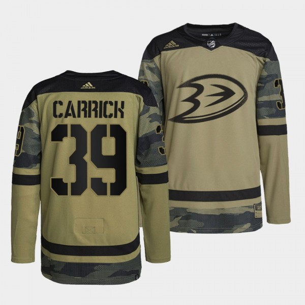 Anaheim Ducks 39 Sam Carrick Authentic Practice Ca...
