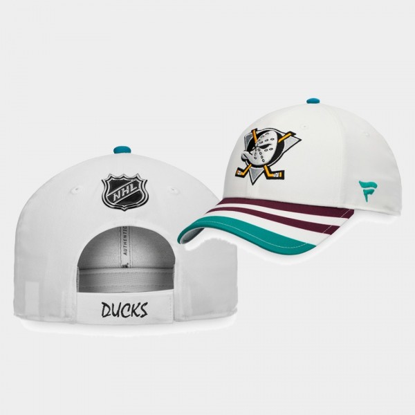 Anaheim Ducks 2021 Special Edition White Adjustabl...