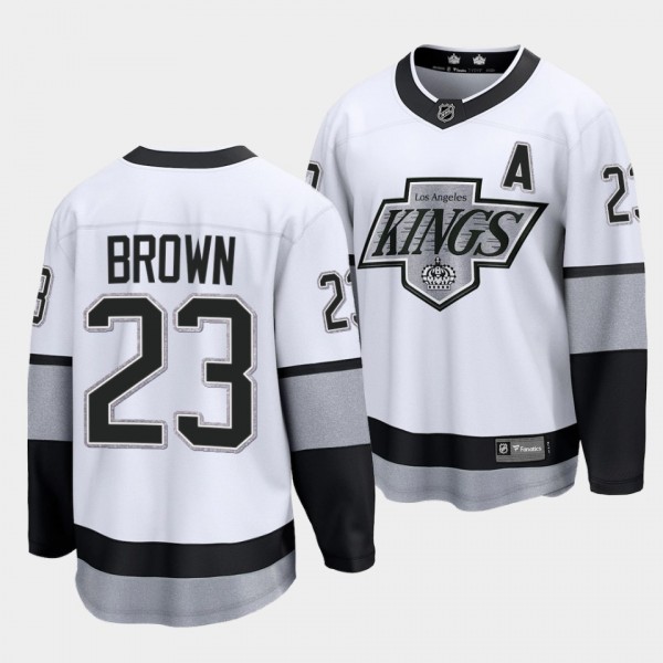 Dustin Brown Los Angeles Kings Alternate White Premier Jersey Men