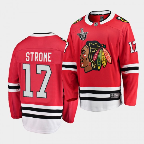 Dylan Strome #17 Blackhawks 2020 Stanley Cup Playo...