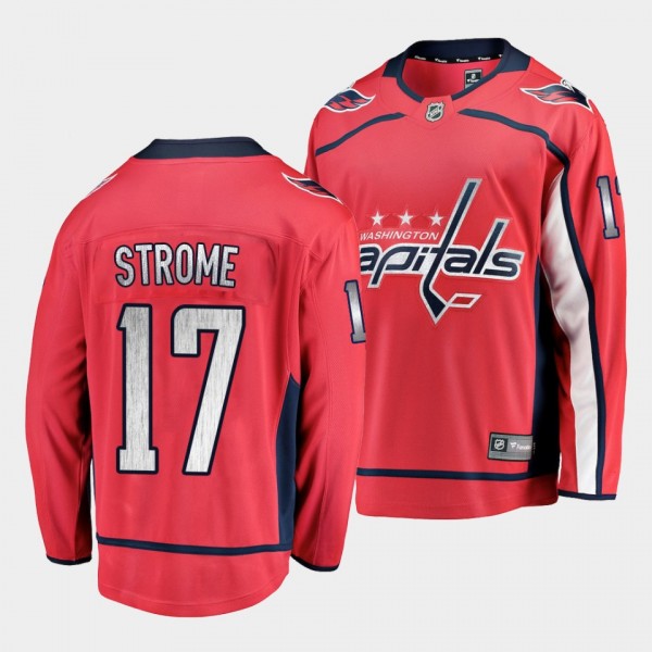 Dylan Strome Washington Capitals 2022 Home 17 Jers...