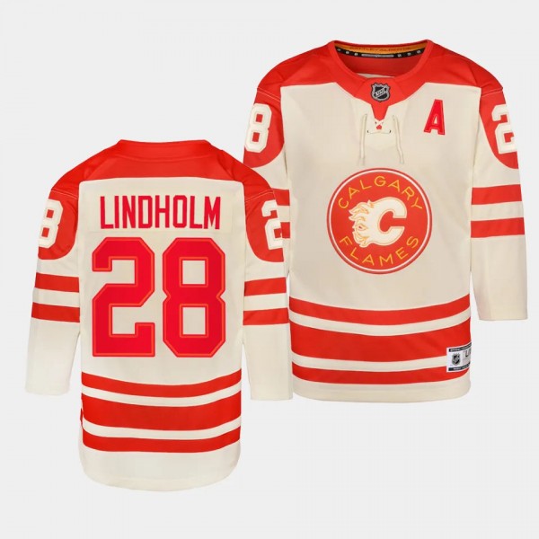 Elias Lindholm Calgary Flames Youth Jersey 2023 NH...