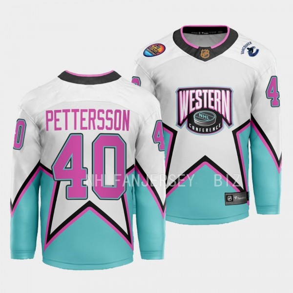 2023 NHL All-Star Elias Pettersson Jersey Vancouve...