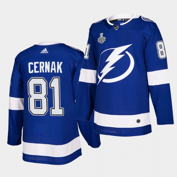 Erik Cernak #81 Lightning 2021 Stanley Cup Final B...