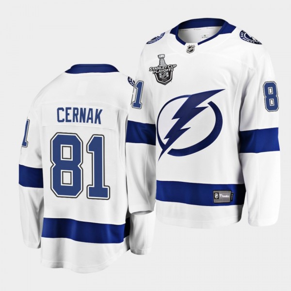 Erik Cernak #81 Lightning 2021 Stanley Cup Final W...