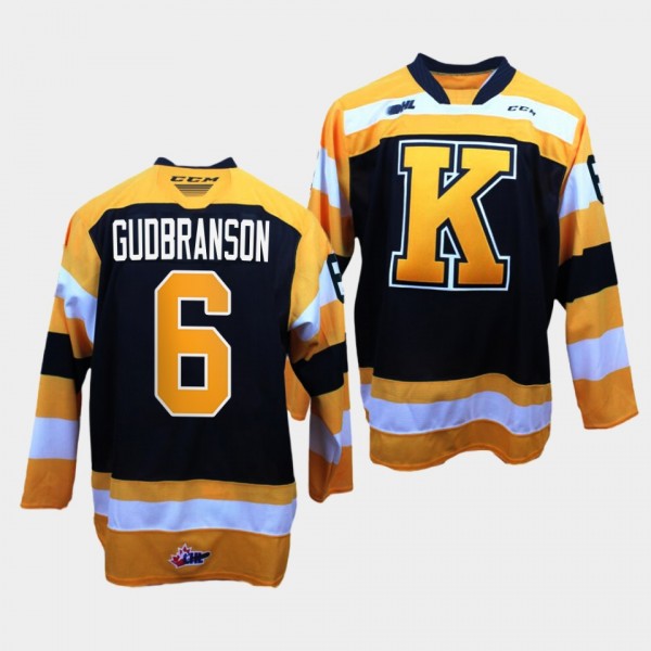 Erik Gudbranson Kingston Frontenacs #6 Black OHL H...