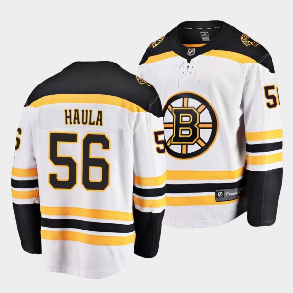 Erik Haula Boston Bruins 2021 Away White Player Men Jersey