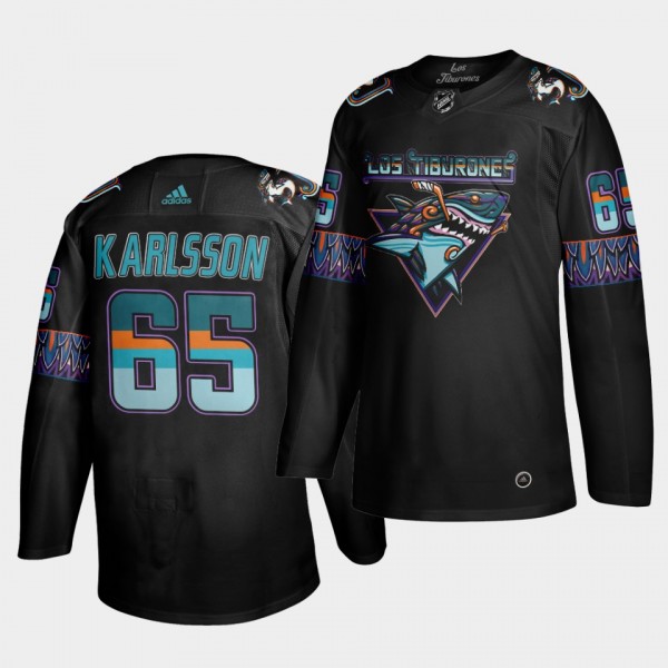 Erik Karlsson San Jose Sharks Los Tiburones Hockey Karlsson Jersey