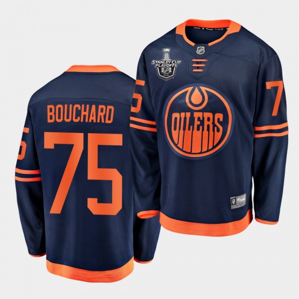 Evan Bouchard #75 Oilers 2021 Stanley Cup Playoffs...