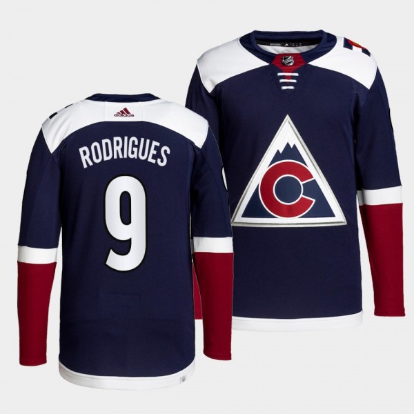 Evan Rodrigues #9 Colorado Avalanche 2022-23 Authe...