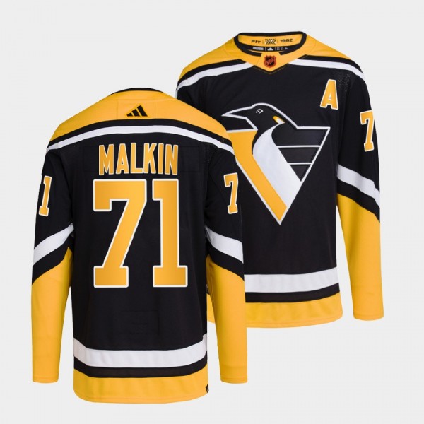 Evgeni Malkin Pittsburgh Penguins 2022 Reverse Ret...