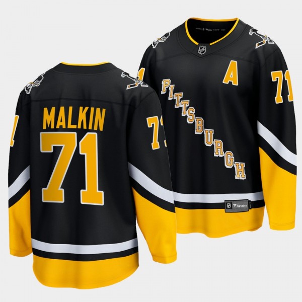 Evgeni Malkin Pittsburgh Penguins 2021-22 Alternat...