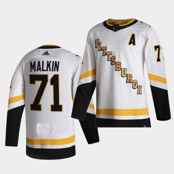 Evgeni Malkin #71 Penguins 2020-21 Reverse Retro F...