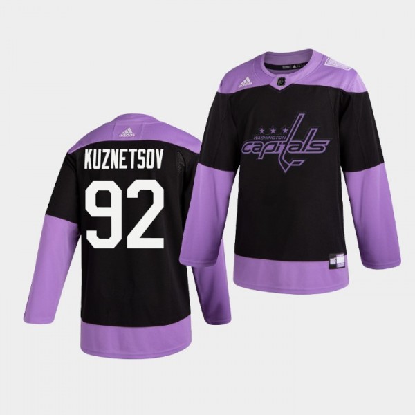 #92 Evgeny Kuznetsov Capitals Hockey Fights Cancer...