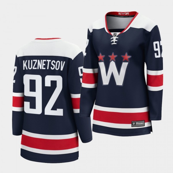 Evgeny Kuznetsov Capitals #92 2020-21 Alternate Th...