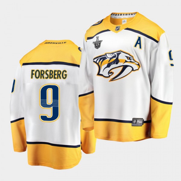 Filip Forsberg #9 Predators 2019 Stanley Cup Playo...