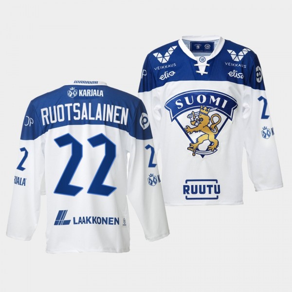 Arttu Ruotsalainen Finland Team 2021-22 Home Jerse...
