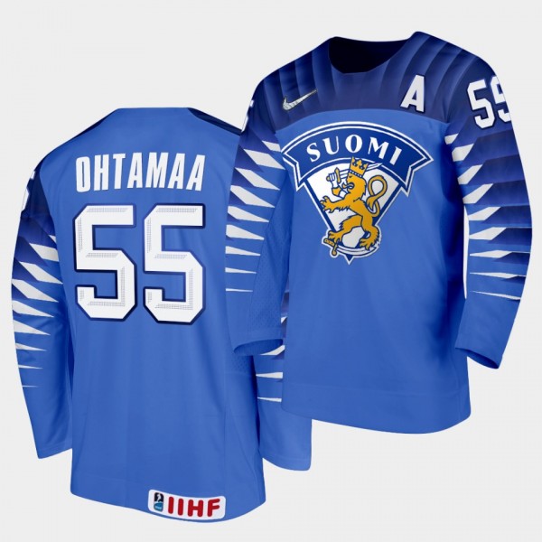Finland Team Atte Ohtamaa 2021 IIHF World Champion...