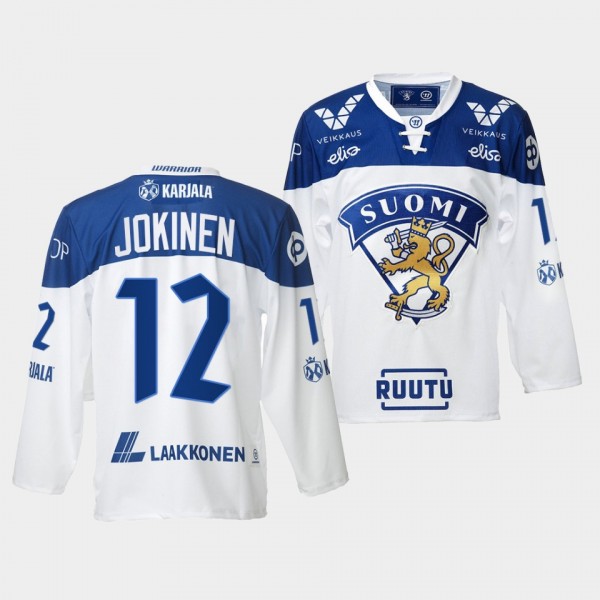 Olli Jokinen Finland Team 2021-22 Home Jersey Whit...