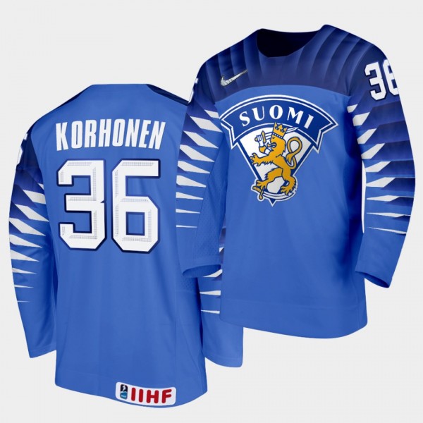 Benjamin Korhonen Finland Team 2021 IIHF World Jun...