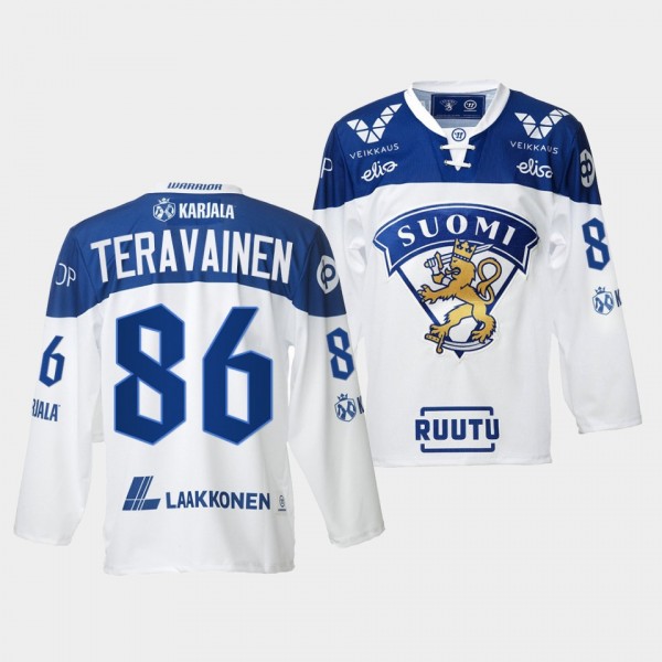 Teuvo Teravainen Finland Team 2021-22 Home Jersey ...