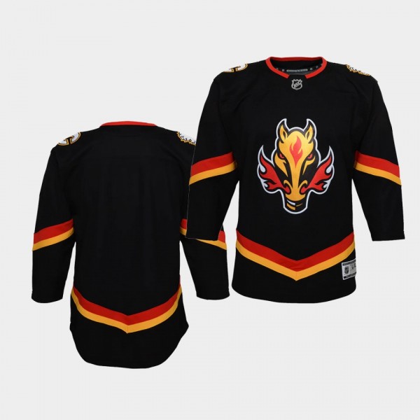 Calgary Flames 2021 Reverse Retro Black Premier Yo...