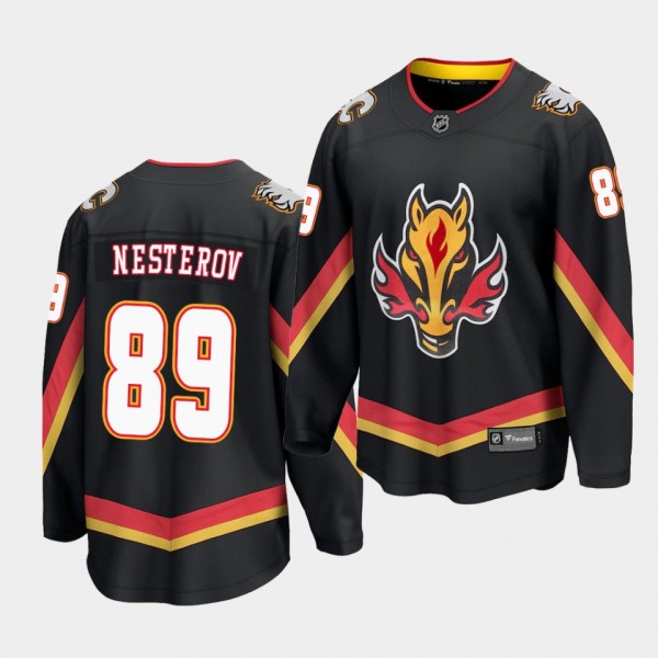 Nikita Nesterov Calgary Flames Special Edition Bla...