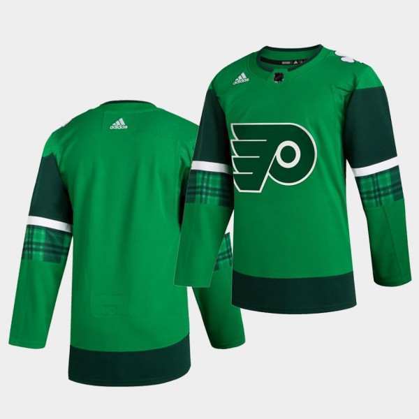 Flyers 2020 St. Patrick's Day Green Authentic Team...