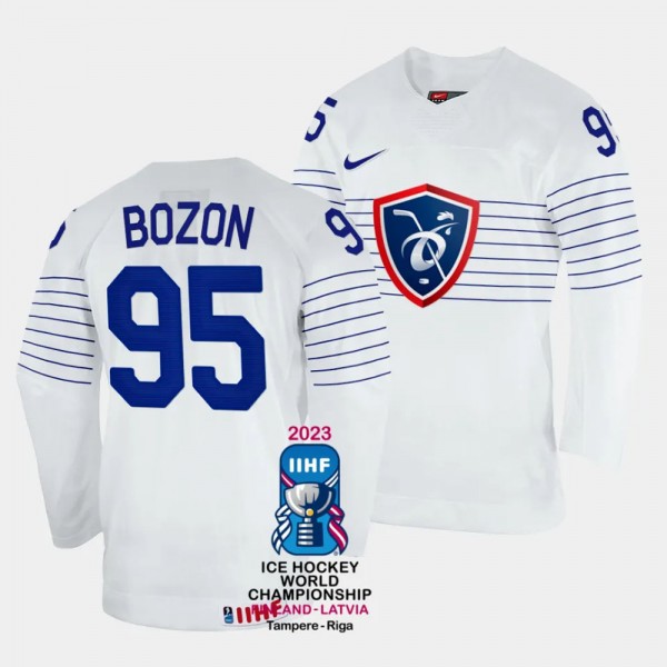 Kevin Bozon 2023 IIHF World Championship France #9...