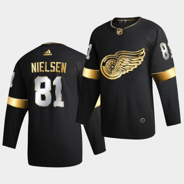 Detroit Red Wings frans nielsen 2020-21 Golden Edition Limited Authentic nielsen Jersey