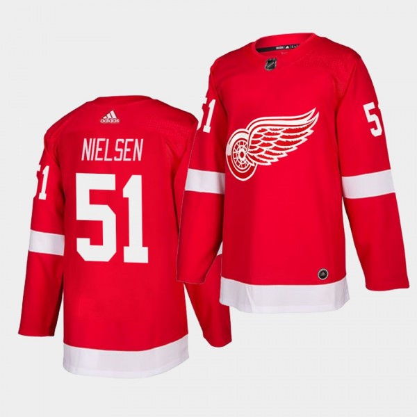 Frans Nielsen #51 Red Wings 2018 Home Men's Jersey