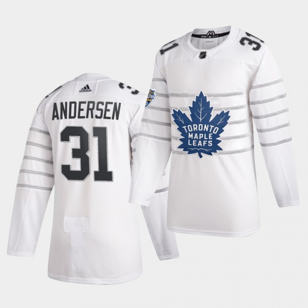 Frederik Andersen #31 Toronto Maple Leafs 2020 NHL...