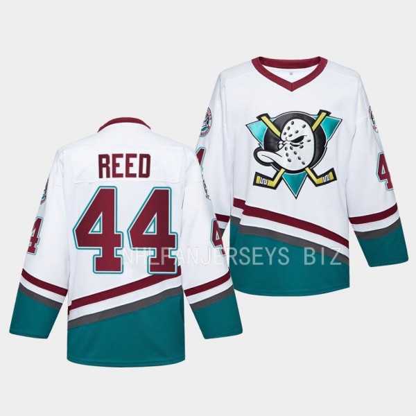 Fulton Reed Anaheim Ducks #44 Mighty Ducks White J...