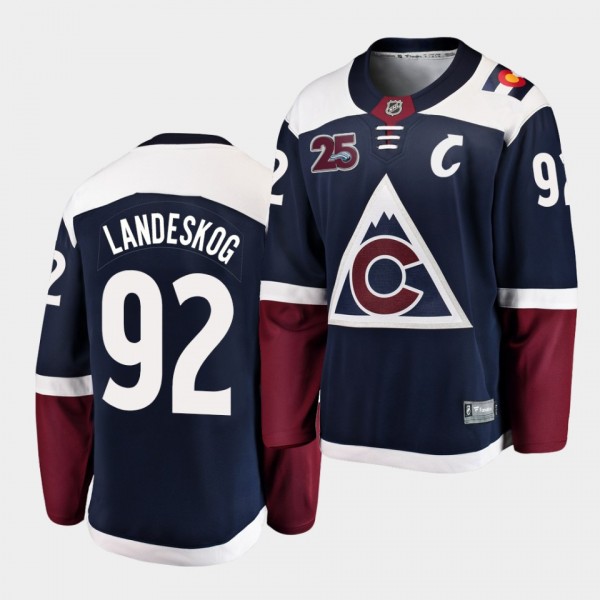 Gabriel Landeskog Colorado Avalanche 2020-21 25th ...