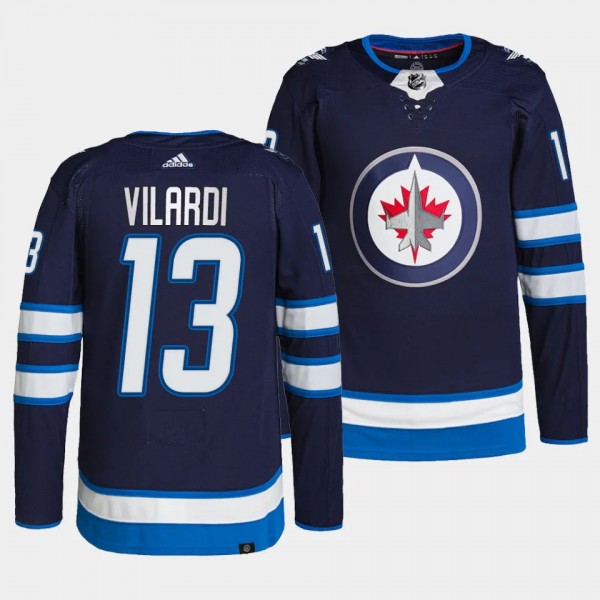 Gabriel Vilardi Winnipeg Jets Home Navy #13 Authen...
