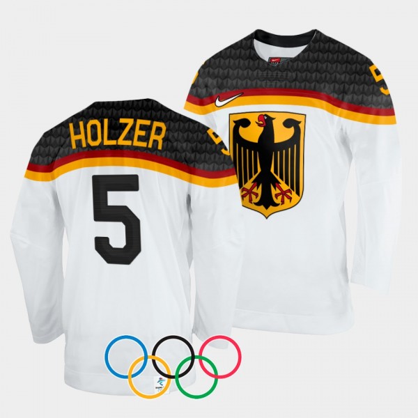 Germany Hockey #5 Korbinian Holzer 2022 Winter Oly...
