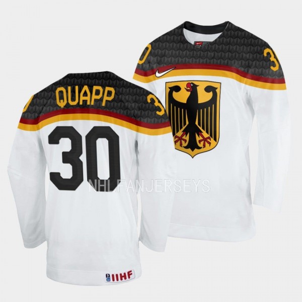 Germany #30 Nikita Quapp 2023 IIHF World Junior Ch...
